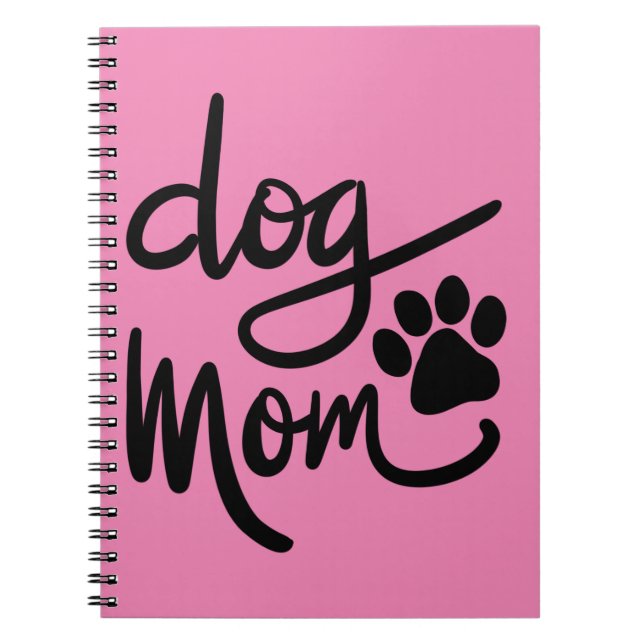 Caderno Espiral Cachorro Engraçado Mãe (Frente)