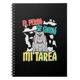 Caderno Espiral Cachorro Espanhol Comeu Minha Lição de Casa - Perr