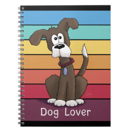 Caderno Espiral Cachorro Festivo