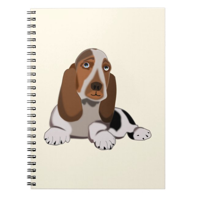 Caderno Espiral Cachorro Pequeno Fofo (Frente)