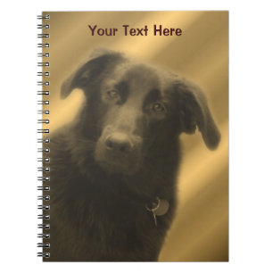 Caderno Espiral Cachorro Preto-Cachorro Misturado