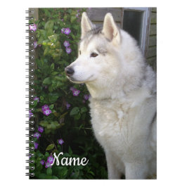 Caderno Espiral Cachorro-Pupppy Siberian Husky
