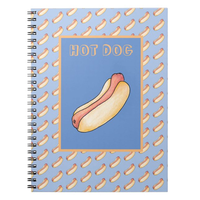 Caderno Espiral Cachorro quente (Frente)