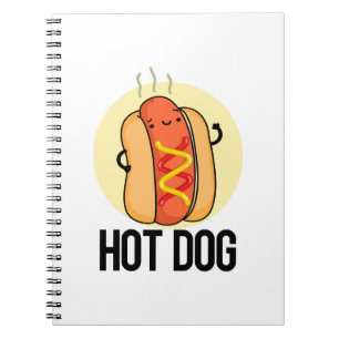 Caderno Espiral Cachorro Quente Piada Cachorro Quente Comida Troca