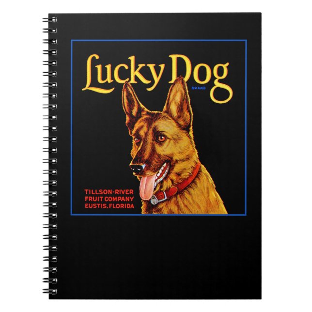 Caderno Espiral Cachorro Sortudo (Frente)