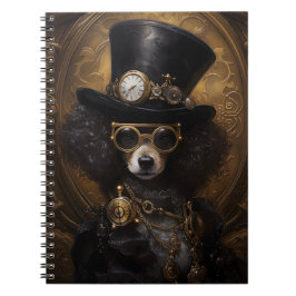 Caderno Espiral Cachorro-Vedante Em Pintura Com Chapéu, Novidade D