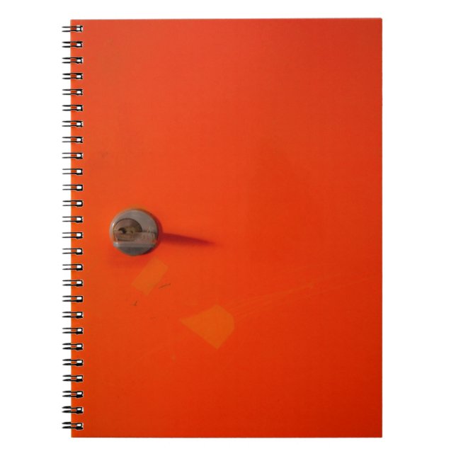 Caderno Espiral Cacifo alaranjado (Frente)