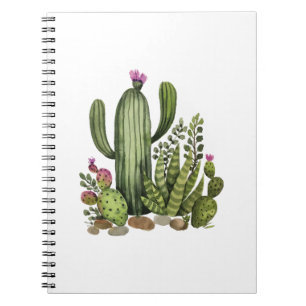 Caderno Espiral Cactus