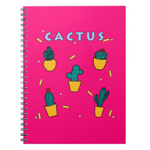 Caderno Espiral Cactus