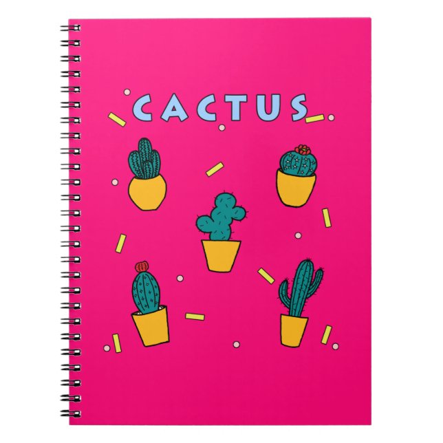 Caderno Espiral Cactus (Frente)