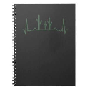 Caderno Espiral Cactus Heartbeat