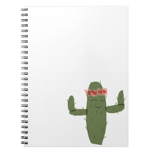 Caderno Espiral Cactus princess notebook (Frente)