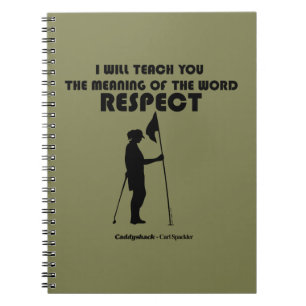 Caderno Espiral Caddyshack Ensino-Vos O Significado Do W
