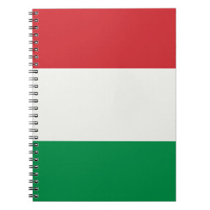 Caderno Espiral Caderneta Itália estandarte