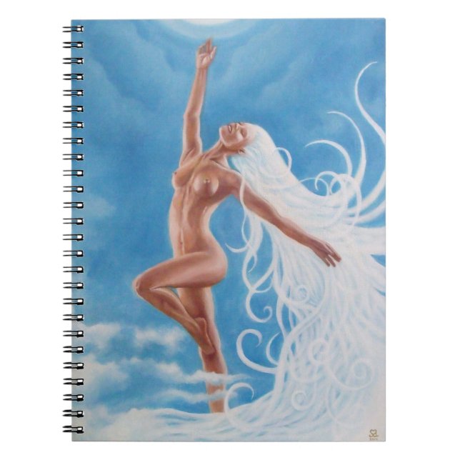 Caderno Espiral Caderneta “Rapariga do Ar " (Frente)