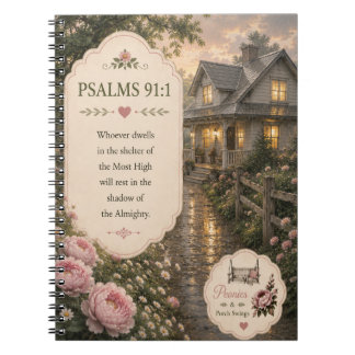 Caderno Espiral Caderno/Bloco de Notas de Salmos 91:1