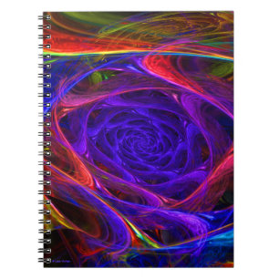 Caderno Espiral "Caderno das espirais psicadélicos"