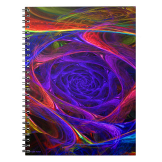 Caderno Espiral "Caderno das espirais psicadélicos"