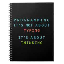 Caderno Espiral “Caderno de Citações de Programação para Codificad