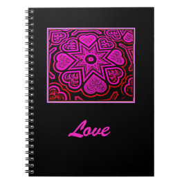 Caderno Espiral Caderno/Diário 'Amor'