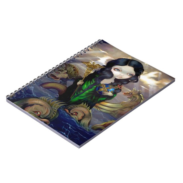 Caderno Espiral "Caderno dos mares alquímicos" (Left Side)