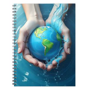Caderno Espiral “Caderno Planeta Água Salve a Terra