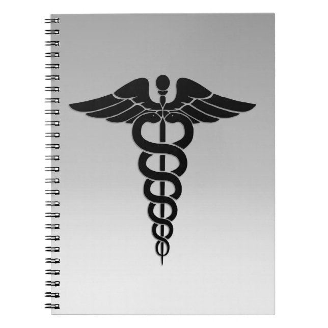 Caderno Espiral Caduco Médico Silver (Frente)