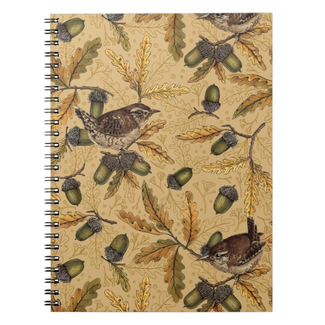 Caderno Espiral Cães e bolotas de mel (Frente)