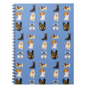 Caderno Espiral Cães giros