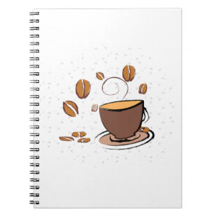 Caderno Espiral Café Amor
