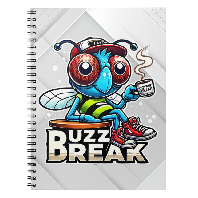 Caderno Espiral Café Break Buzz (Frente)