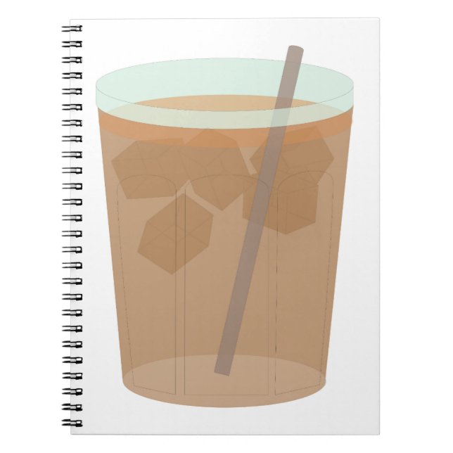 Caderno Espiral Café com Gelo (Frente)