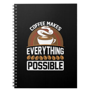 Caderno Espiral Café De Arte Faz Tudo