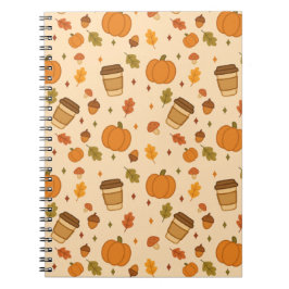 Caderno Espiral Café de Outono