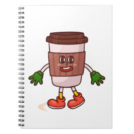 Caderno Espiral Café Engraçado