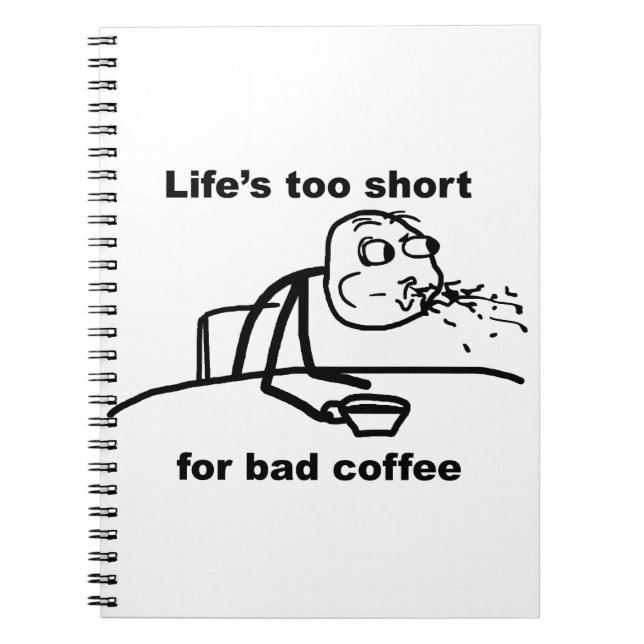 Caderno Espiral Café Incorreto (Frente)
