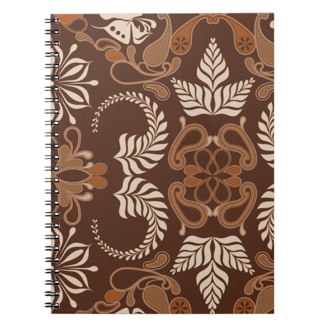 Caderno Espiral Café Latte Personalizável (Frente)