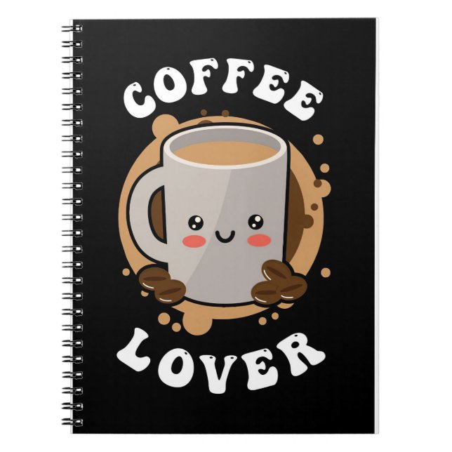 Caderno Espiral Café Lover Café Cappucccino Lover (Frente)