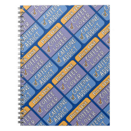 Caderno Espiral Café ou Cafeína