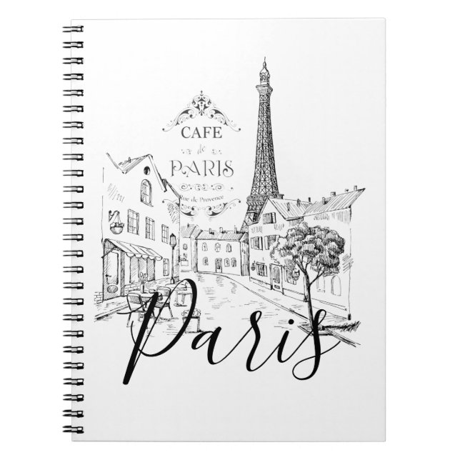Caderno Espiral Cafe Paris (Frente)