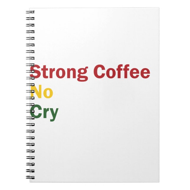Caderno Espiral Café rasta (Frente)
