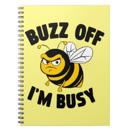 Caderno Espiral Cai Fora! Estou Ocupado