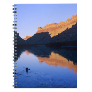 Caderno Espiral Caiaque no rio Colorado em espanhol
