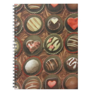 Caderno Espiral Caixa de Chocolate