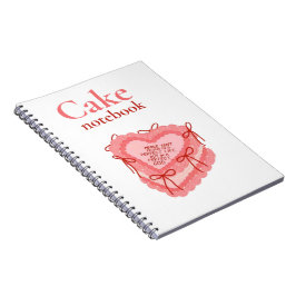 Caderno Espiral Cake Baking Journal for Favorite Recipes