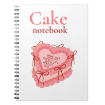 Cake Baking Journal for Favorite Recipes