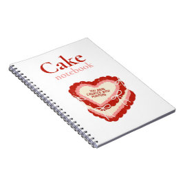 Caderno Espiral Cake Recipe Notebook for Home Bakers