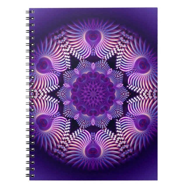 Caderno Espiral Caleidoscópio Apofólise (Frente)
