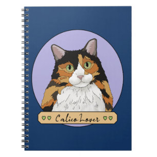 Caderno Espiral Calico Cat Lover