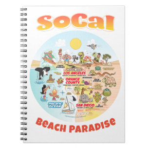 Caderno Espiral Califórnia do Sul